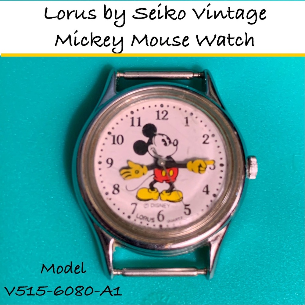Disney Lorus By Seiko Vintage Mickey Mouse Watch